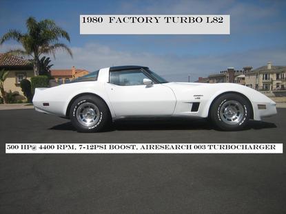 1980 Factory Turbo L82 Corvette